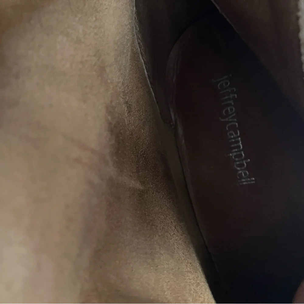 Jeffrey Campbell Brown Heeled boots sold out this size! 7.5 women - Picture 8 of 11